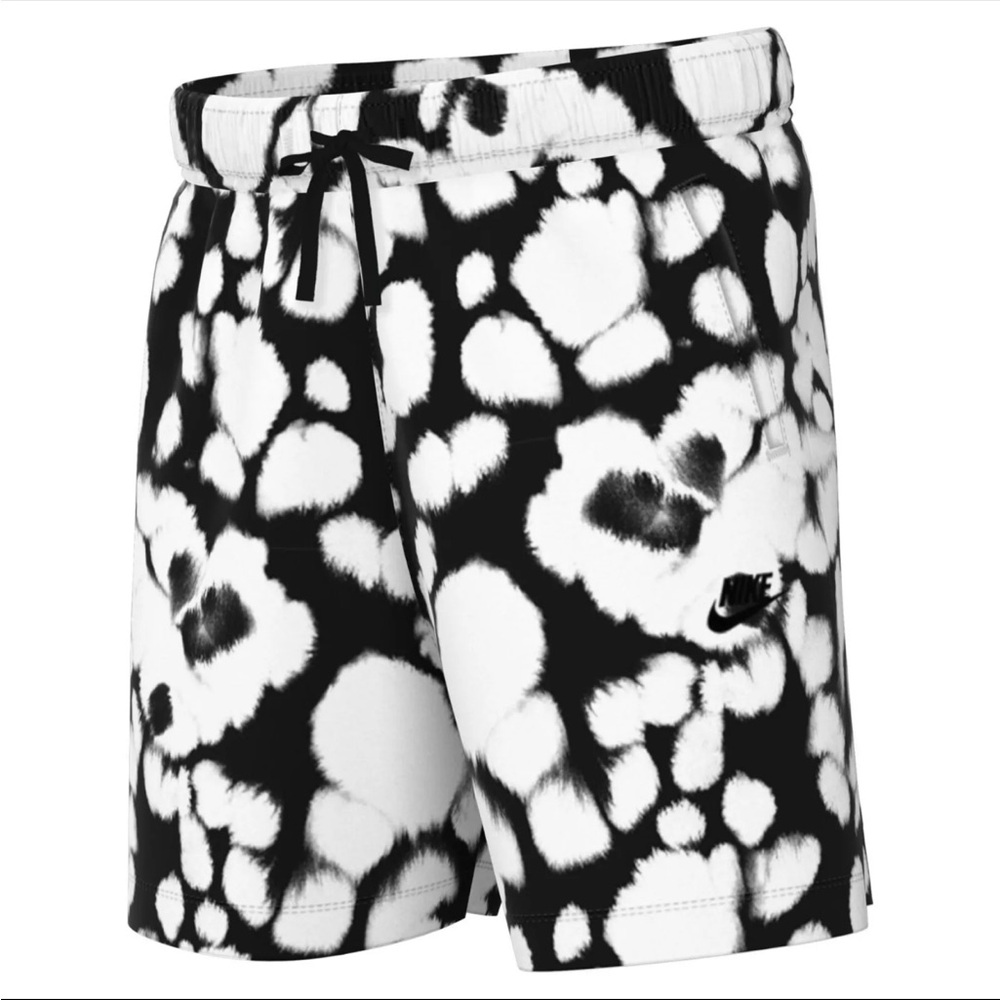 🖤🤍NIKE Sportswear Boys Printed French Terry Shorts L